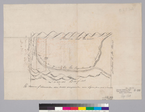 [Diseño del Rancho los Capitancillos : Santa Clara Co., Calif.]