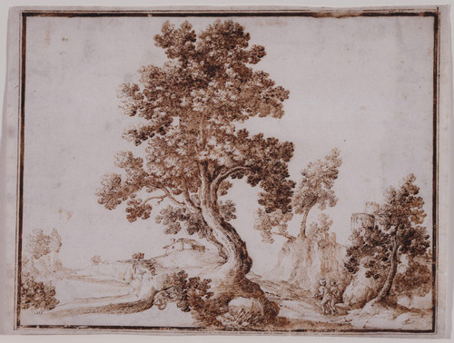 Landscape with a Large Tree