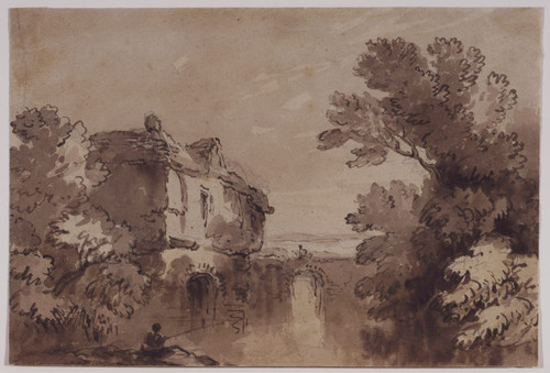 Landscape with a House by a Stream