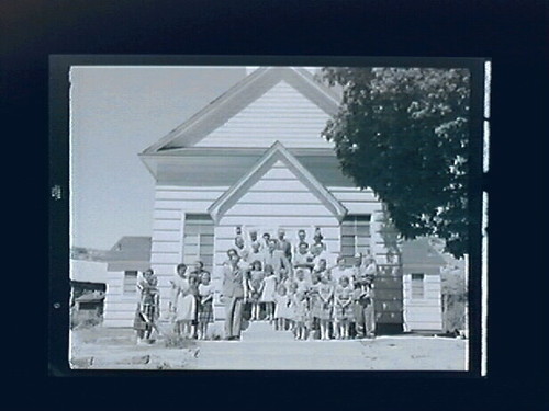 4 - SW - GUNLOCK Utah Group in front of Church