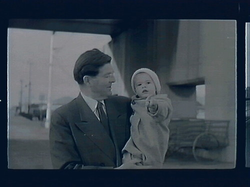 Helen and the Little Boys with Paul at the Old S.P. Station