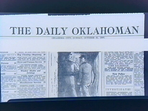 Untitled (Newspaper Clipping from The Daily Oklahoman)