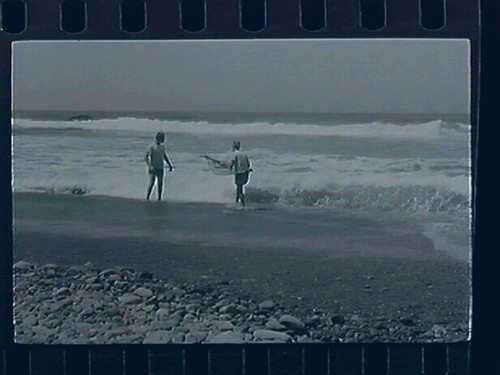 Steep Ravine--John and Family on Beach