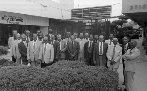 Group Portrait at the Greater Los Angeles Black Book Offices, Los Angeles, 1986