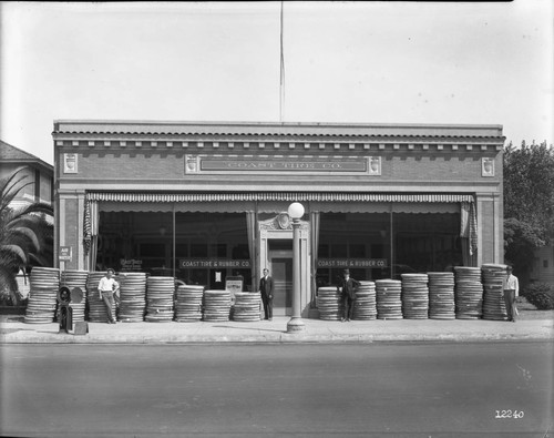 Exterior shot of Coast Tire Company