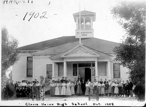 Harwell School, that became Clovis Union High School