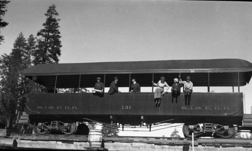 Train Car to Huntington Lake- Ice & Snow Carnival