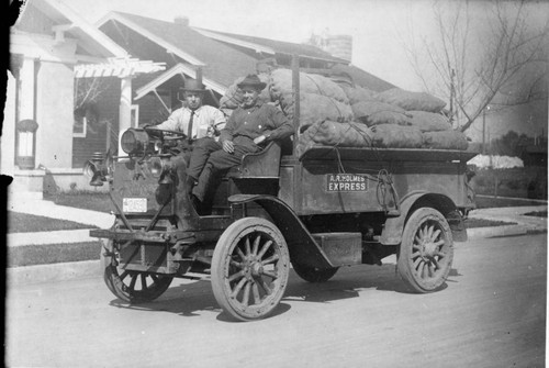 A R Holmes Express truck with load