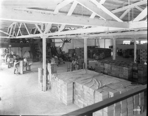 Interior view of Home Packing Company