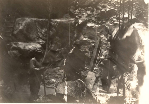 Balch Afterbay Dam excavation