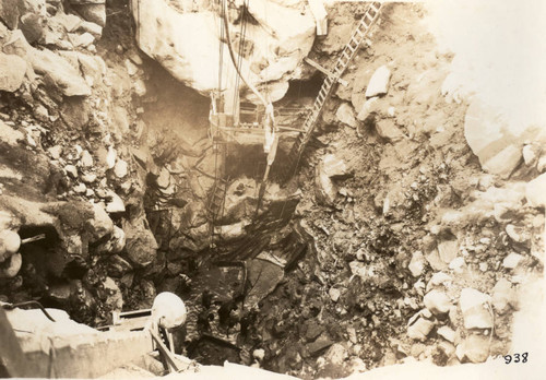 Balch Afterbay Dam excavation