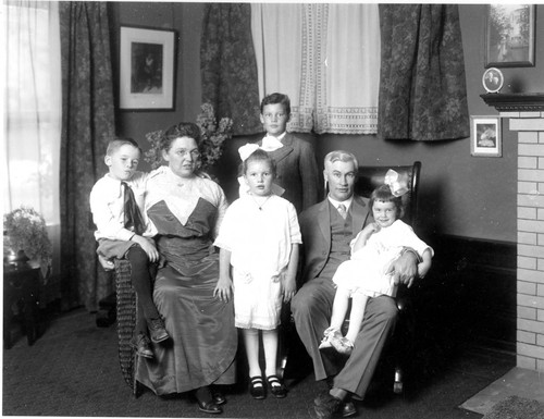 Milo Rowell Wife and Family Inside Home