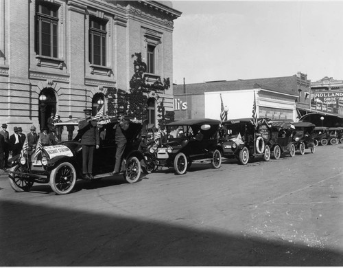 Army Recruiting for World War I, downtown Fresno, California