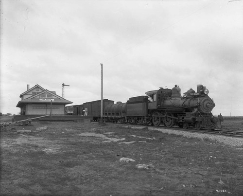 Train at the San Joaquin Station