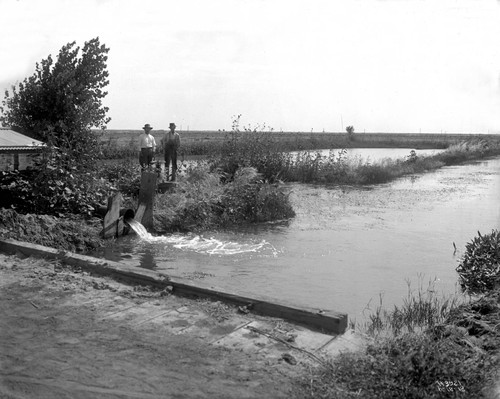 James Ranch - Water Discharging Into Ditch