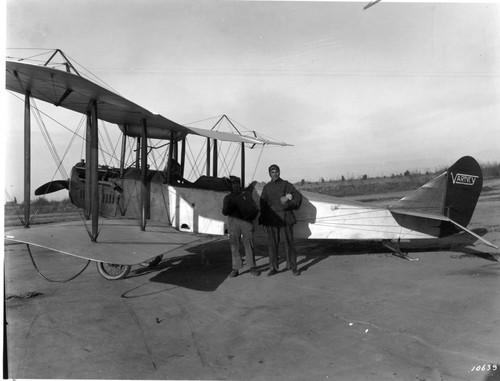 Varney Airplane -Pilot Fred T Hunsinger