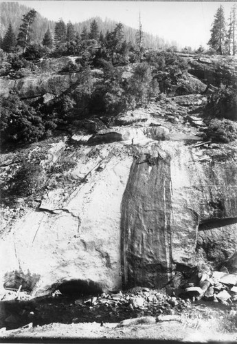 South side of Balch Diversion Dam