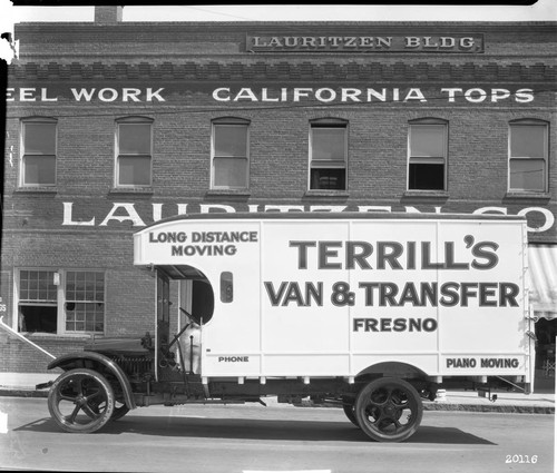 Terrill's Van and Transfer vehicle
