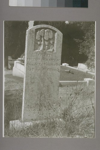 [Gravestone.] Columbia. 1940. [Duplicate of 69.]