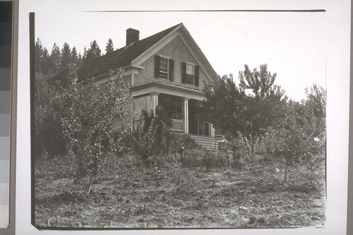 Simon Furth home. North San Juan. 1930