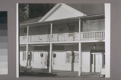 Amador Hotel. Amador City. 1963