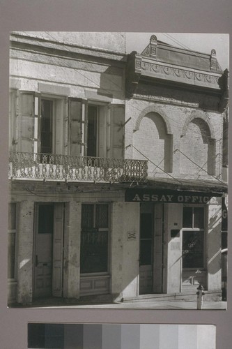 Assay office. Nevada City. 1939