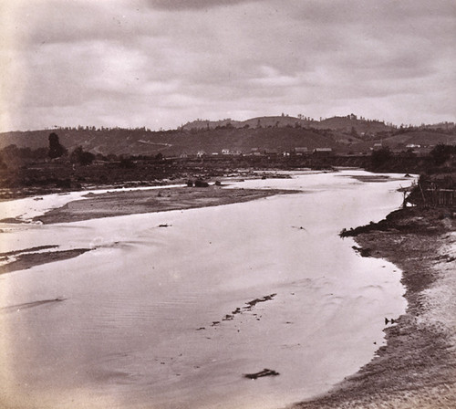 51. Looking up the San Lorenzo, From the Foot Bridge, Santa Cruz