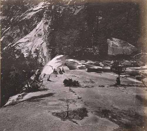 1126. Scene from the Top of the Vernal Fall, Yo-Semite Valley, Mariposa County