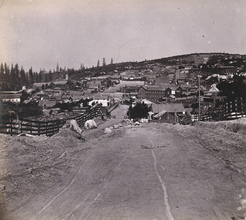 1135. Nevada City--General view from the Washington Road, Nevada County