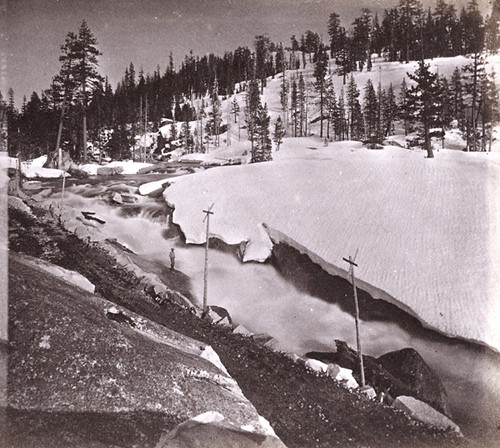 832. New Hampshire Rocks, Yuba River--On the Dutch Flat and Donner Lake Wagon Road