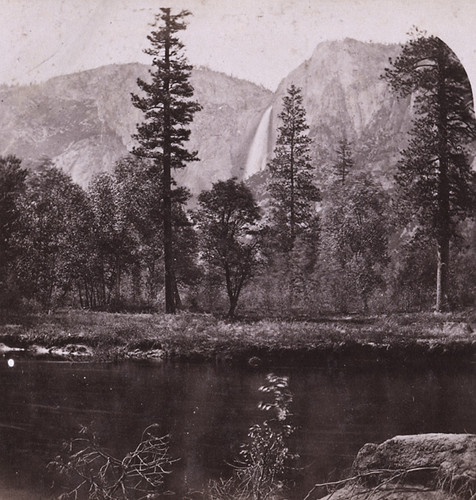 1609. Yo-Semite Falls, 2,634 feet high, and the Merced River