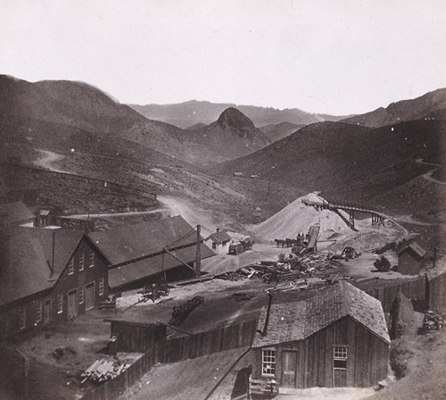 720. View down Six-Mile Canon, from the Lower Dump, Gould & Curry Mine, Virginia City