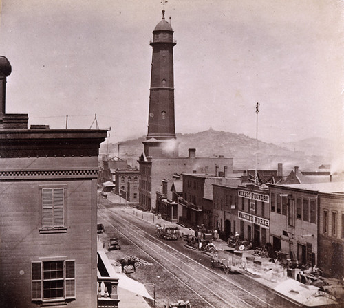 372. Miners' Foundry and the Shot Tower, First street, San Francisco