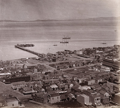 432. North Beach and Meiggs' Wharf, from Russian Hill, San Francisco