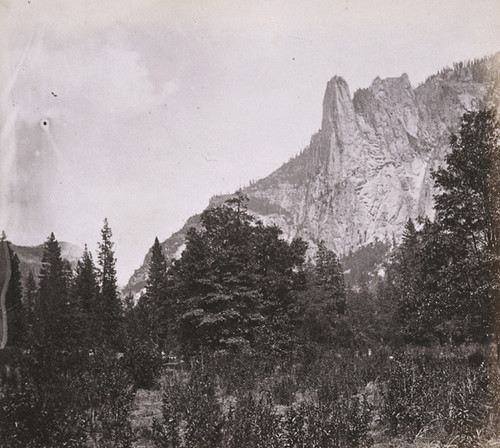 1110. The Sentinel Rock, 3,270 feet high, Yo-Semite Valley, Mariposa County