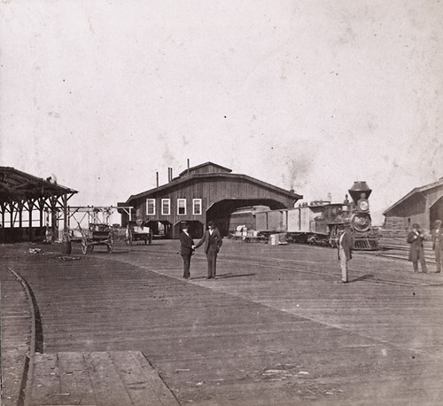 1484. Ferry Landing and Freight Shed--Oakland Wharf