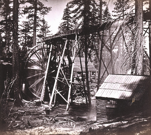 652. The Saw Mill. Scene in the Valley of Lake Tahoe