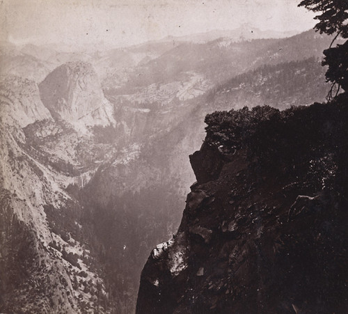 1583. Nevada and Vernal Falls and Cap of Liberty