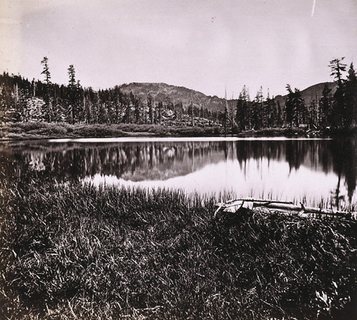 779. Turret Mountain, from a Lake near the Summit, Dutch Flat and Donner Lake Wagon Road, Placer County