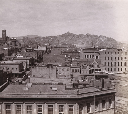 560. View from the Nucleus Hotel, corner Market and Third streets, looking North, San Francisco