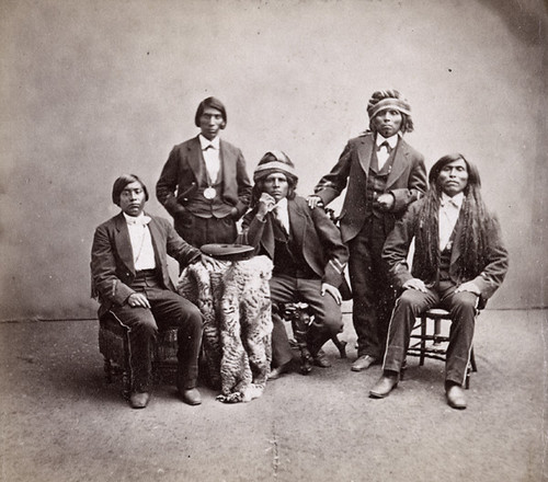 1219. [Group portrait of Arizona Indians]