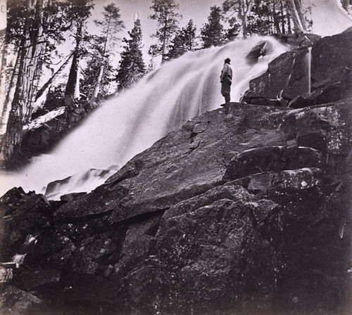 663. Upper Eagle Falls--Side view, Western Shore of Lake Tahoe