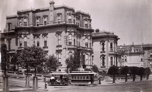 Mr. Pope's residence. N.W. corner of California St. & Van Ness Ave