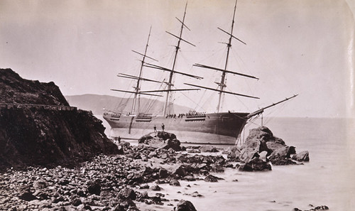 Wreck of the Ship Paul Jones. Fort Point