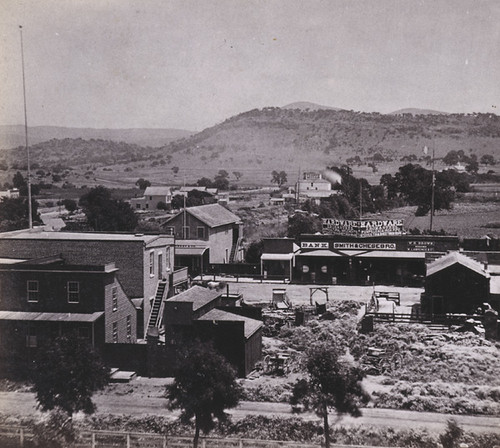 759. Napa City, from the Court House, Looking East, Napa County