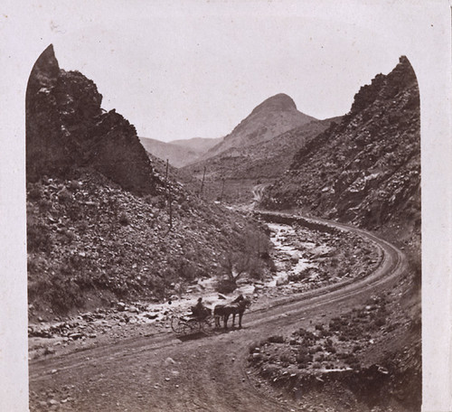 1704. Sutro Tunnel Road--Through Six Mile Canon