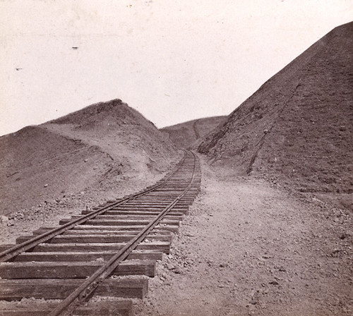 1507. The first Cut East of the Summit Tunnel, Livermore Pass, Alameda County--Western Pacific Railroad