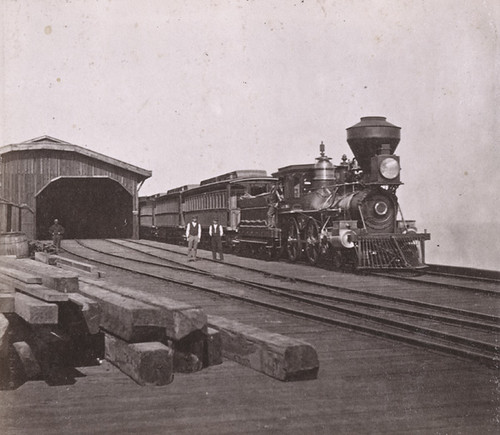 1497. Train of Cars on Oakland Wharf