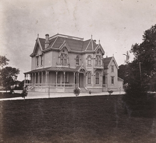 1443. Residence of John Wedderspoon, Myrtle Street, bet. 10th and 12th, Oakland, Alameda County