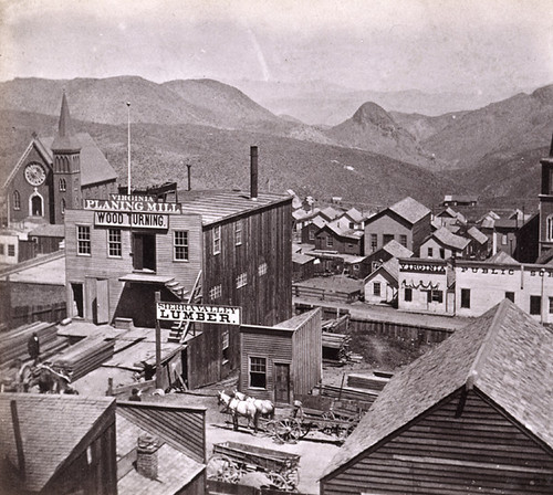 717. Six-Mile Canon, from C Street, Virginia City